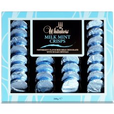 Whitakers Foiled Milk Chocolate Mint Crisps