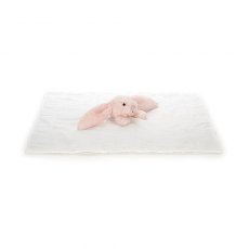 Jellycat Bashful Pink Bunny Muslin Soother