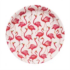 Sara Miller Flamingo Round Tray