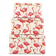 Sara Miller Flamingo S/3 Square Cake Tins