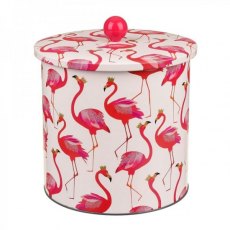 Sara Miller Flamingo Biscuit Barrel