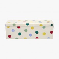 Emma Bridgewater Polka Dot Long Deep Rectangular Tin