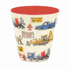 Builders At Work Melamine Beaker