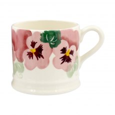 Pink Pansy Small Mug