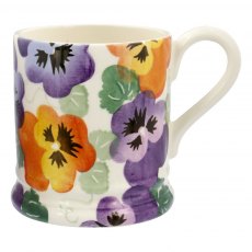 Emma Bridgewater Purple Pansy 0.5pt Mug