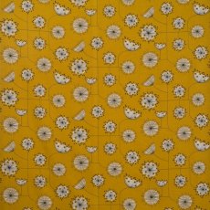 MissPrint Fabric Dandelion Sunflower Yellow