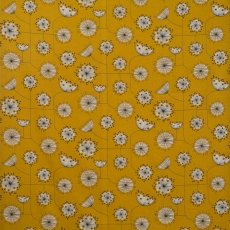 MissPrint Fabric Dandelion Sunflower Yellow