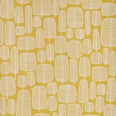 MissPrint Wallpaper Little Trees Yellow