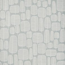 MissPrint Fabric Little Trees London Fog