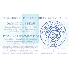 Two Night Break For 2 Portmeirion Gift Voucher