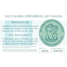 Spa Treatment Voucher/Triniaeth Sba