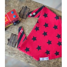 Blade & Rose Red & Black Bandana Bib