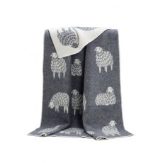 Mima Soft Grey Blanket