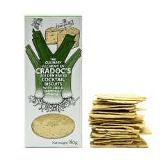 Cradoc's Crackers Caerphilly and Leeks 80g