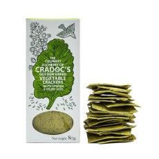 Cradoc's Vegetable Crackers Spinach and Celery Seed 80g