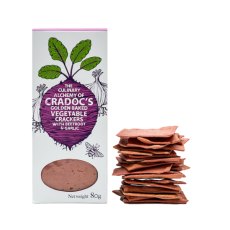 Cradoc's Crackers Beetroot and Garlic 80g