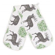 Stag & Mistletoe Double Oven Gloves