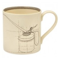 Oil Can Espresso Cup & Saucer