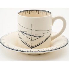 Set Square Espresso Cup & Saucer