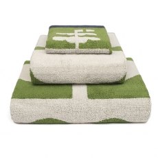 Orla Kiely Kids Hand Towel Out At Sea Apple