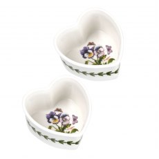 D/C   Botanic Garden Heart Ramekin S/2