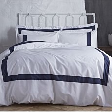 Tailored Navy Double Duvet Set