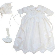 Powell Craft Linen Christening Gown Set (6-12 months)