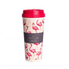 D/C   Sara Miller Travel Mug (Flamingo)