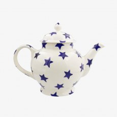 Emma Bridgewater Blue Star 4 Mug Teapot Boxed