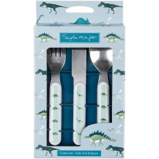 Sophie Allport Dinosaurs Childrens Melamine Cutlery Set