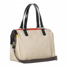 Orla Kiely Zip Messenger Cream