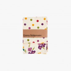 Emma Bridgewater  Wallflower/Polka Dot Set 2 Tea Towels