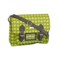 Beau & Elliot Lime Confetti Satchel