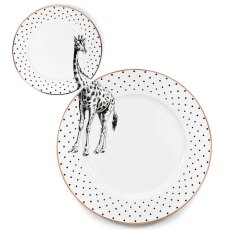 Yvonne Ellen Set Of 2 Giraffe Plates