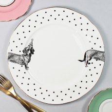 Yvonne Ellen Party Pup Dinner Plate