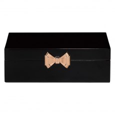 Ted Baker Lacquer Medium Black Jewellery Box