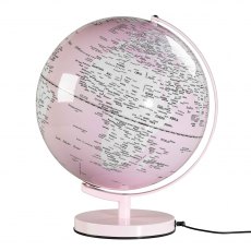 Globe Light 12' Pearl Pink