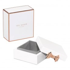 Ted Baker Lacquer Small White Jewellery Box
