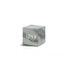 Cube Marble Click Clock