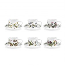 Botanic Garden Tea Cup & Saucer D SET6 (23949)