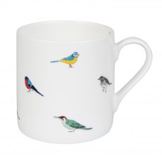 Garden Birds White Mug