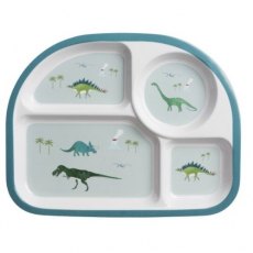 Sophie Allport Dinosaurs Childrens Melamine Divider Plate