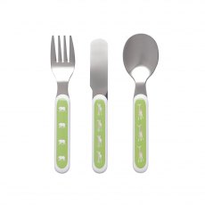 Safari Childrens Melamine Cutlery Set