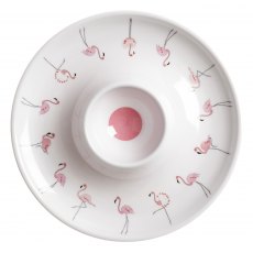 Flamingos Childrens Melamine Egg Cup Saucer