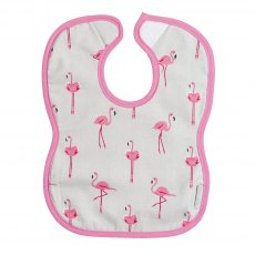 Flamingos Bib