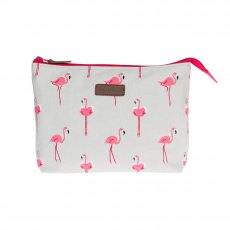 Flamingos Canvas Wash Bag