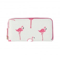Flamingos Oilcloth Wallet