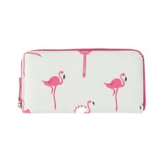 Flamingos Oilcloth Wallet