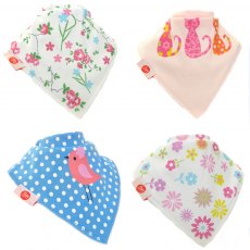 Bandana Dribble Bib 4 Pack Cool