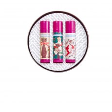 Vintage Baubles & Belles Lip Balm Trio In Tin